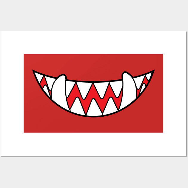 Toothy Grin Wall Art by Markaneu